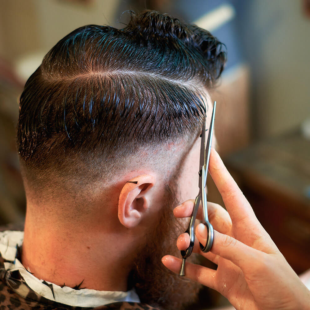 men's haircut